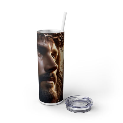 Lord Jesus Christ - SleekSip Skinny 20oz Tumbler with Straw