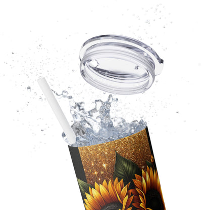 Sunflower Colors - SleekSip Skinny 20oz Tumbler with Straw