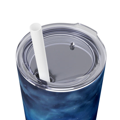 Starry Sky Galaxy - SleekSip Skinny 20oz Tumbler with Straw