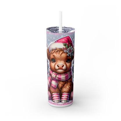 Christmas Time - SleekSip Skinny 20oz Tumbler with Straw