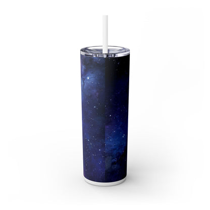 Starry Sky Galaxy - SleekSip Skinny 20oz Tumbler with Straw