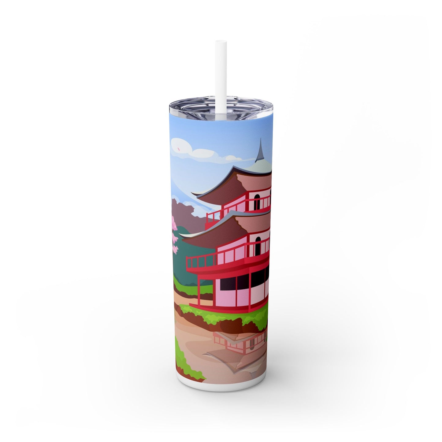 Japan - SleekSip Skinny 20oz Tumbler with Straw