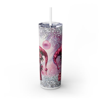 Christmas Time - SleekSip Skinny 20oz Tumbler with Straw