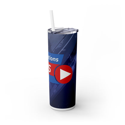 iSkyCreations - News & Media - SleekSip Skinny 20oz Tumbler with Straw