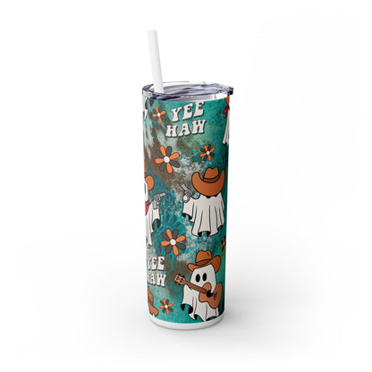 Yee Haw Cute Ghost - SleekSip Skinny 20oz Tumbler with Straw