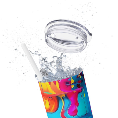 Graffiti - SleekSip Skinny 20oz Tumbler with Straw