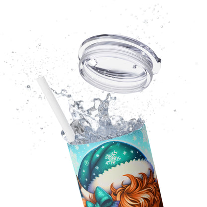 Christmas Time - SleekSip Skinny 20oz Tumbler with Straw