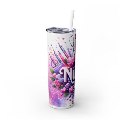 Nurse Life - SleekSip Skinny 20oz Tumbler with Straw