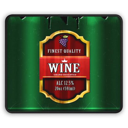 Finest Quality Wine Mousepad - Sip and Scroll