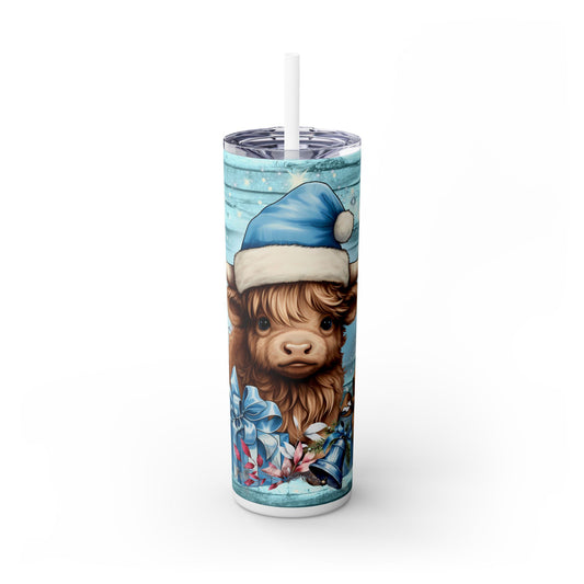 Christmas Time - SleekSip Skinny 20oz Tumbler with Straw