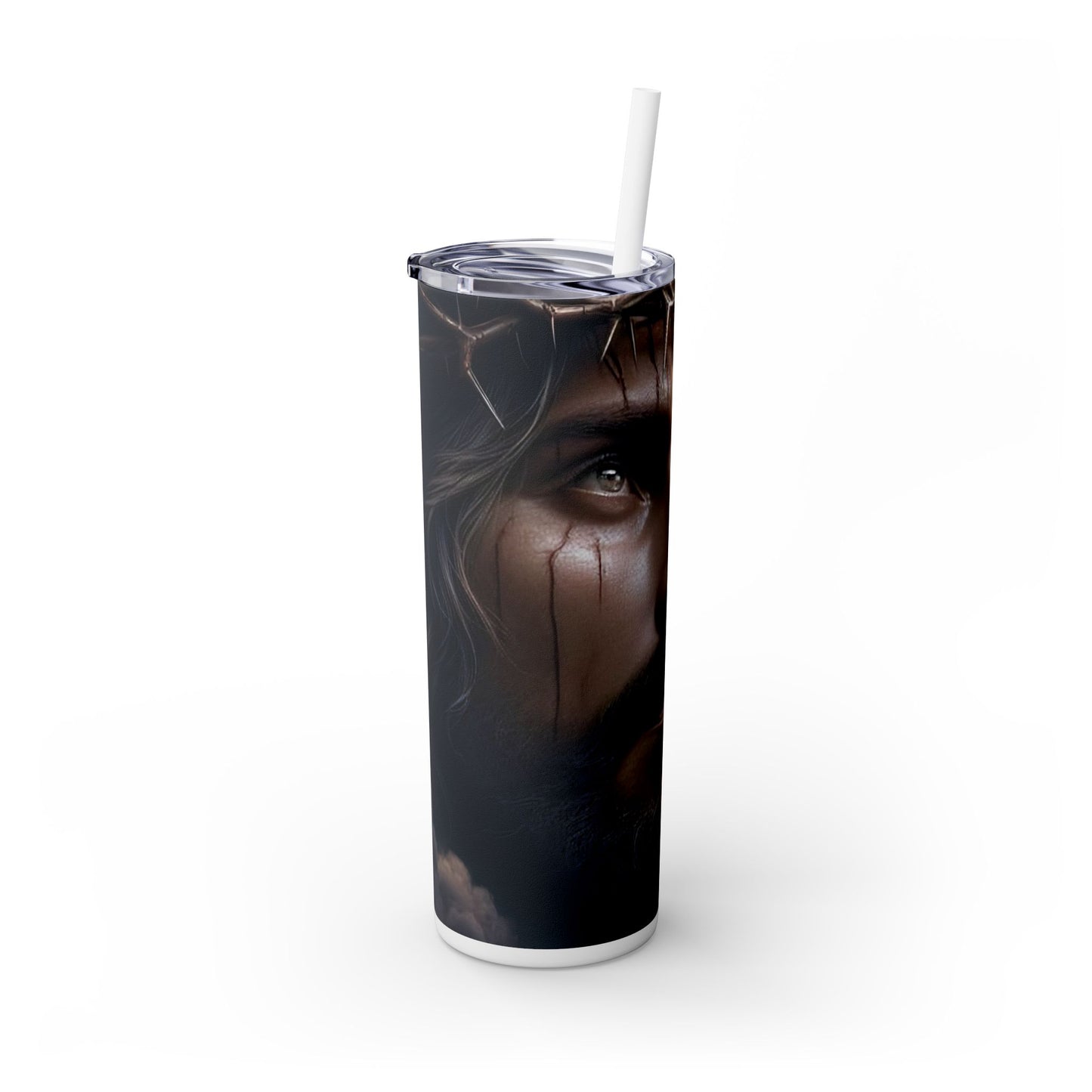 Lord Jesus Christ - SleekSip Skinny 20oz Tumbler with Straw