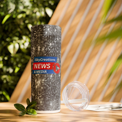 iSkyCreations - News & Media - SleekSip Skinny 20oz Tumbler with Straw