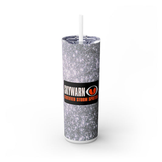 SkyWarn Storm Spotter - SleekSip Skinny 20oz Tumbler with Straw