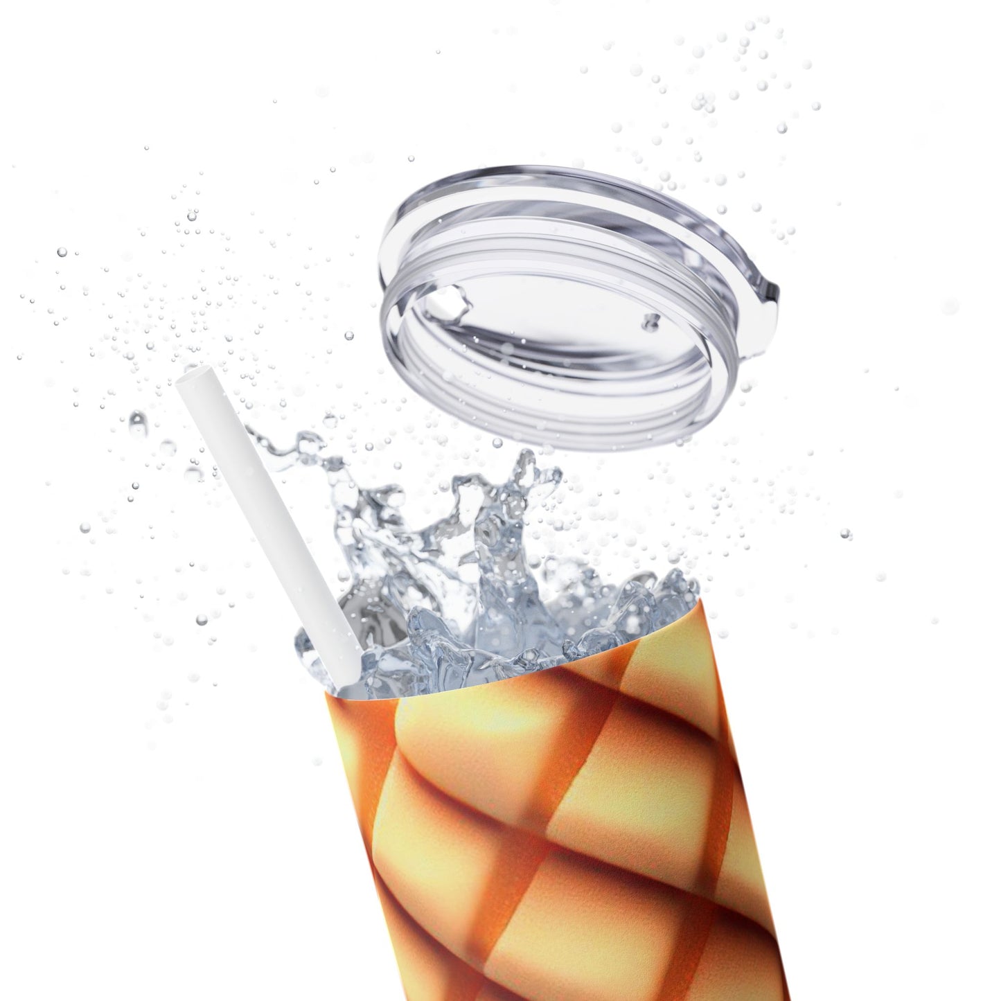 Waffle Cone - SleekSip Skinny 20oz Tumbler with Straw