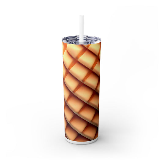 Waffle Cone - SleekSip Skinny 20oz Tumbler with Straw