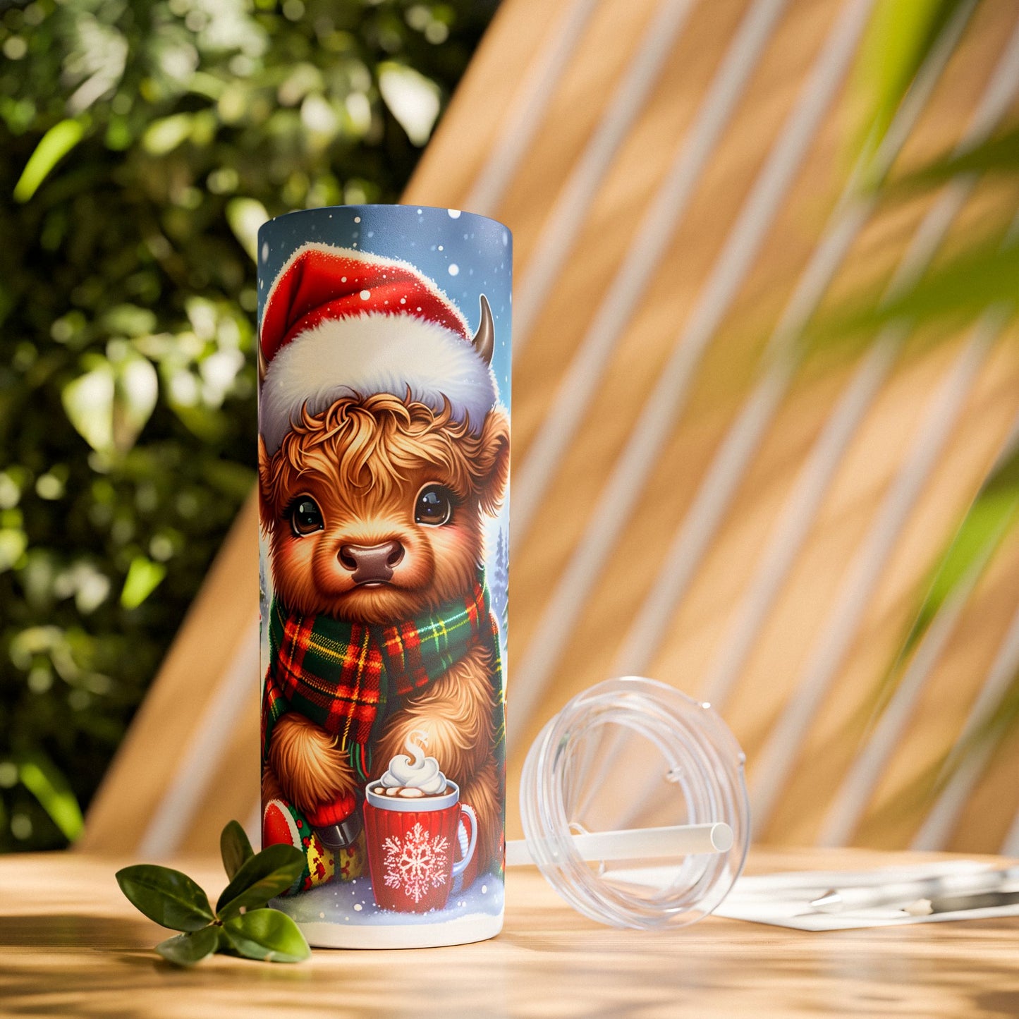 Christmas Time - SleekSip Skinny 20oz Tumbler with Straw