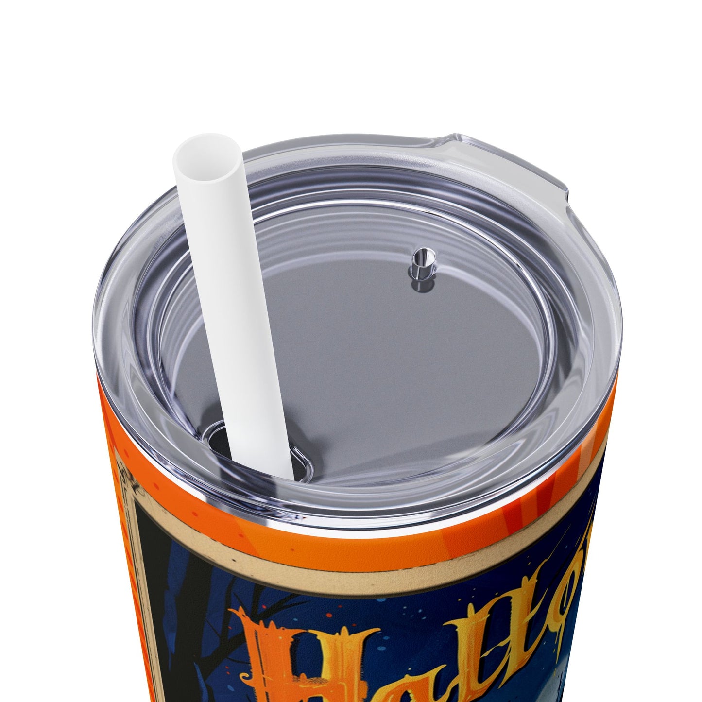 Halloween Card - SleekSip Skinny 20oz Tumbler with Straw