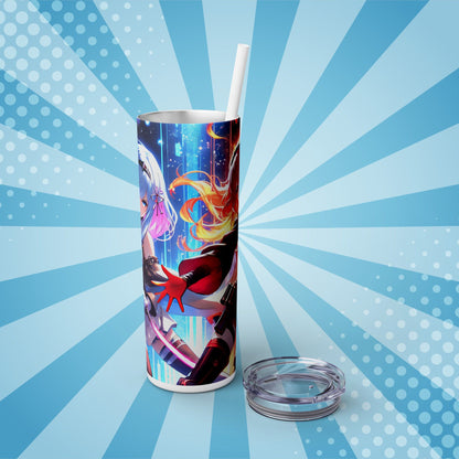 Neon Samurai Anime Tumbler – 20oz