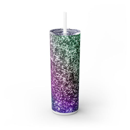 Magical Unicorn Glitter - SleekSip Skinny 20oz Tumbler with Straw