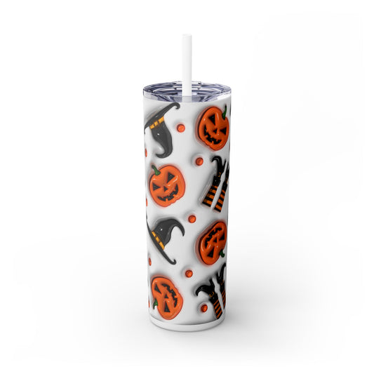 Halloween 3D Inflated - SleekSip Skinny 20oz Tumbler with Straw