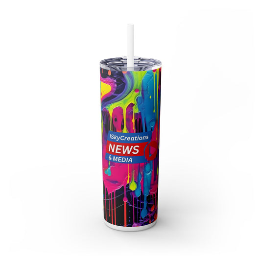 iSkyCreations - News & Media - SleekSip Skinny 20oz Tumbler with Straw