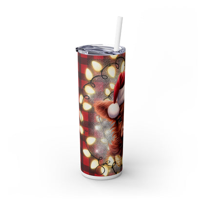 Christmas Time - SleekSip Skinny 20oz Tumbler with Straw