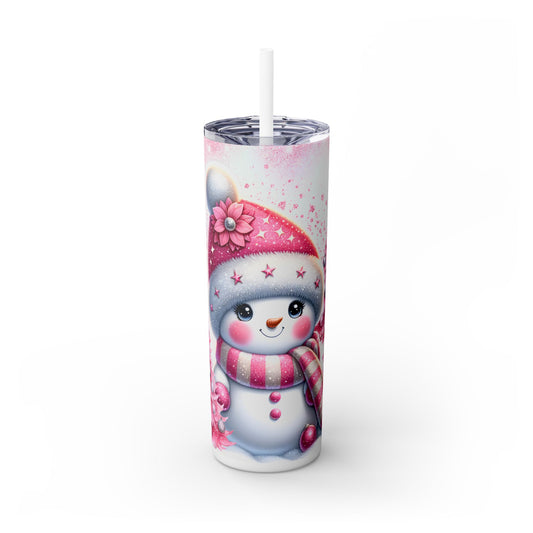 Christmas Time - SleekSip Skinny 20oz Tumbler with Straw