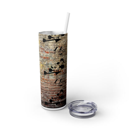 Steamboat Mickey Mouse - SleekSip Skinny 20oz Tumbler with Straw